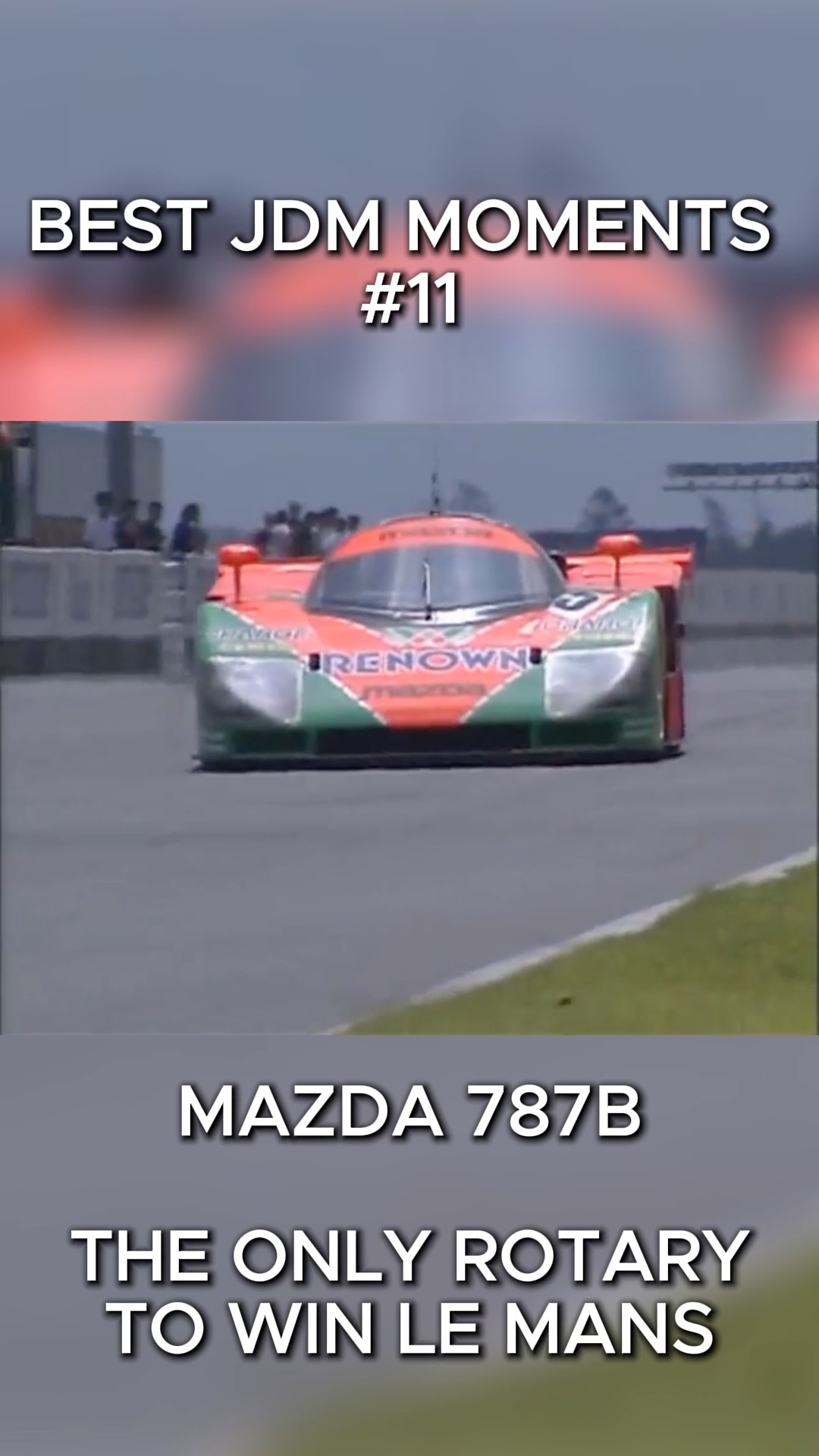 1991 Mazda 787B JSPC-Spec (with headlights) in action! 📸© mzracing.jp