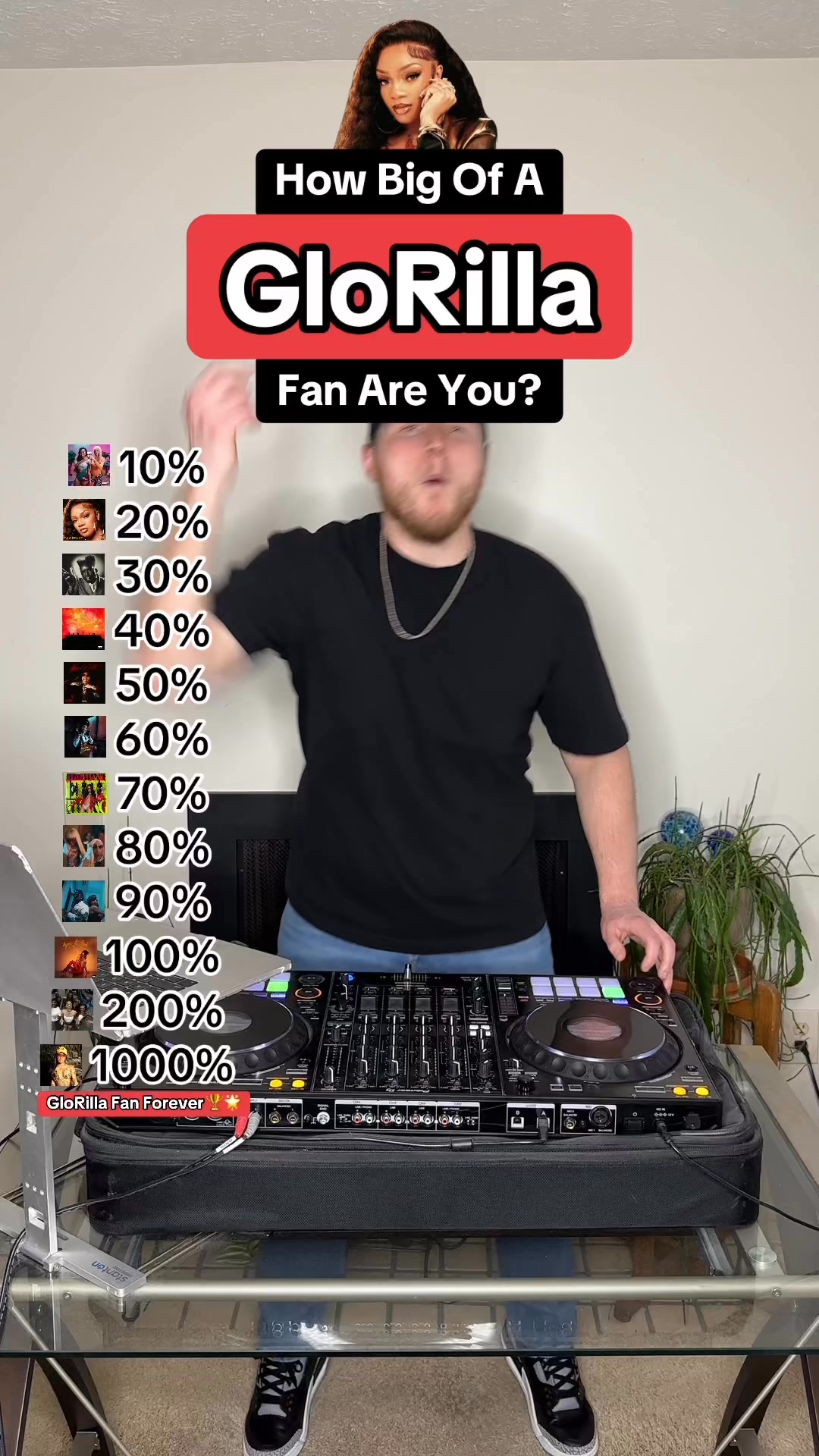 How Big Of A GloRilla Fan Are You? 📈🔥 #glorilla #rap #hiphop #music # ...