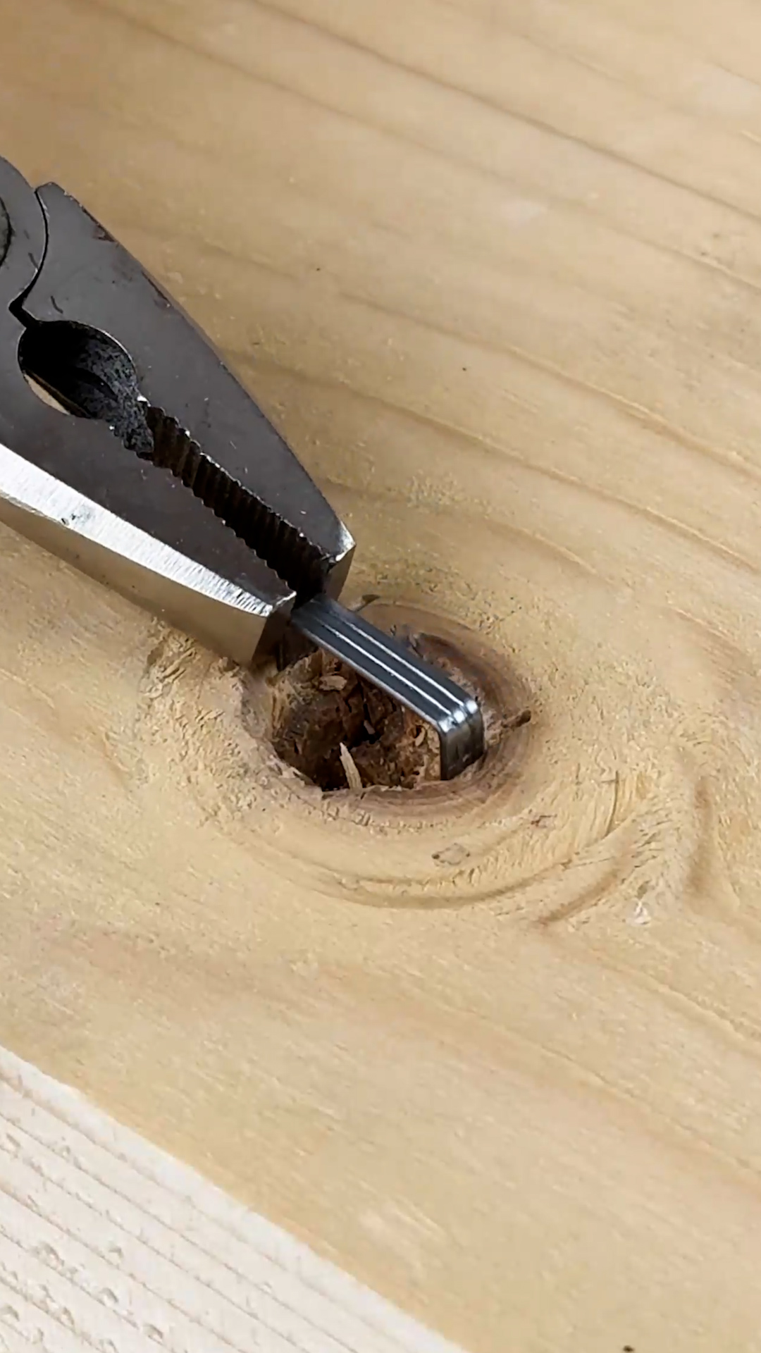 Wood knot patch method | Craft Pop Max | Facebook