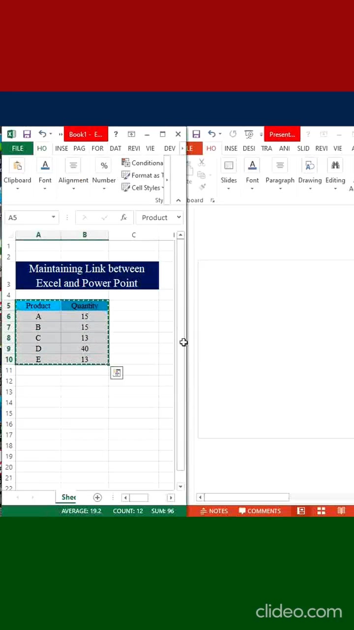 Excel Hack to Maintain Link between Excel Data and PowerPoint Info. # ...