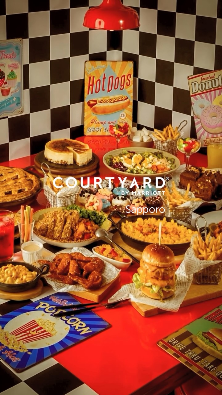 最終お値下げ‼︎1950年代アメリカンバッフェ Welcome to 1950s America A summer-limited lunch buffet celebrating