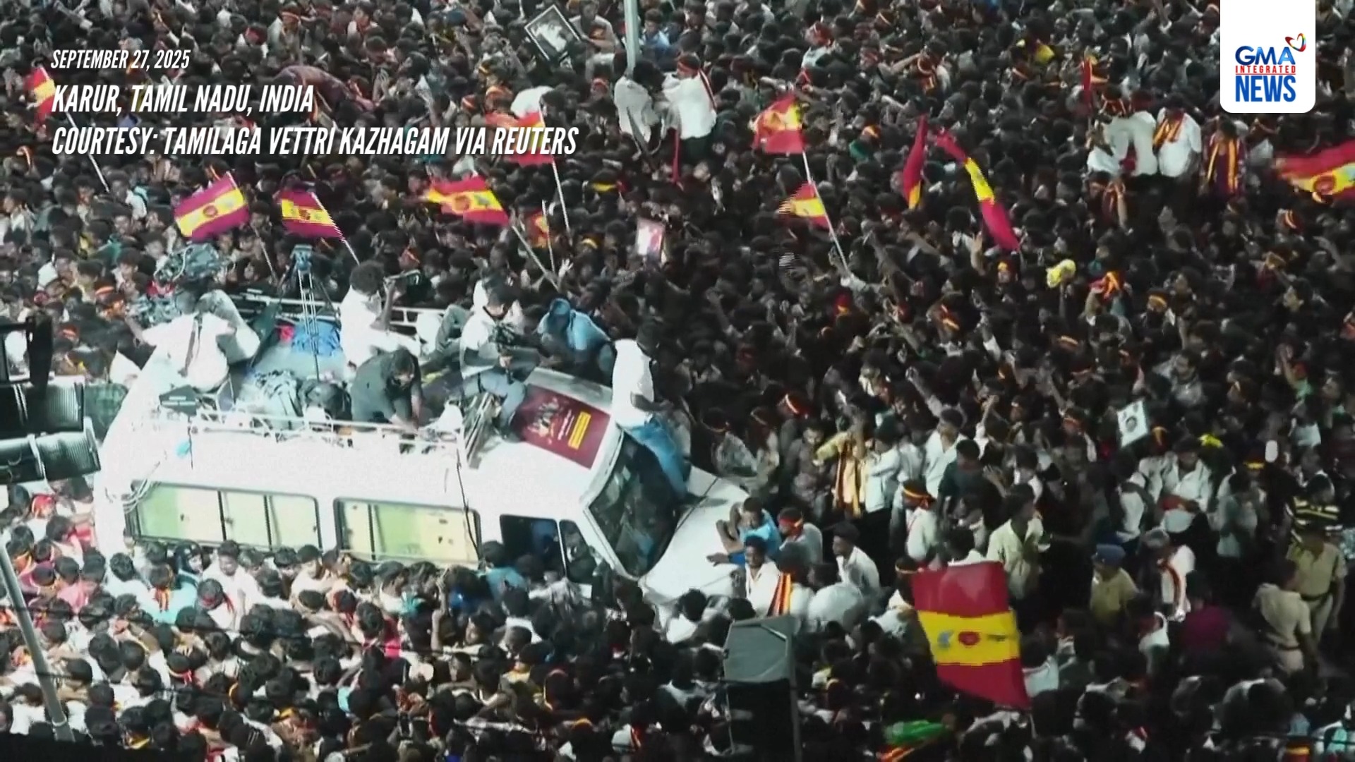 Officials say dozens were killed and more than 50 injured in a stampede ...