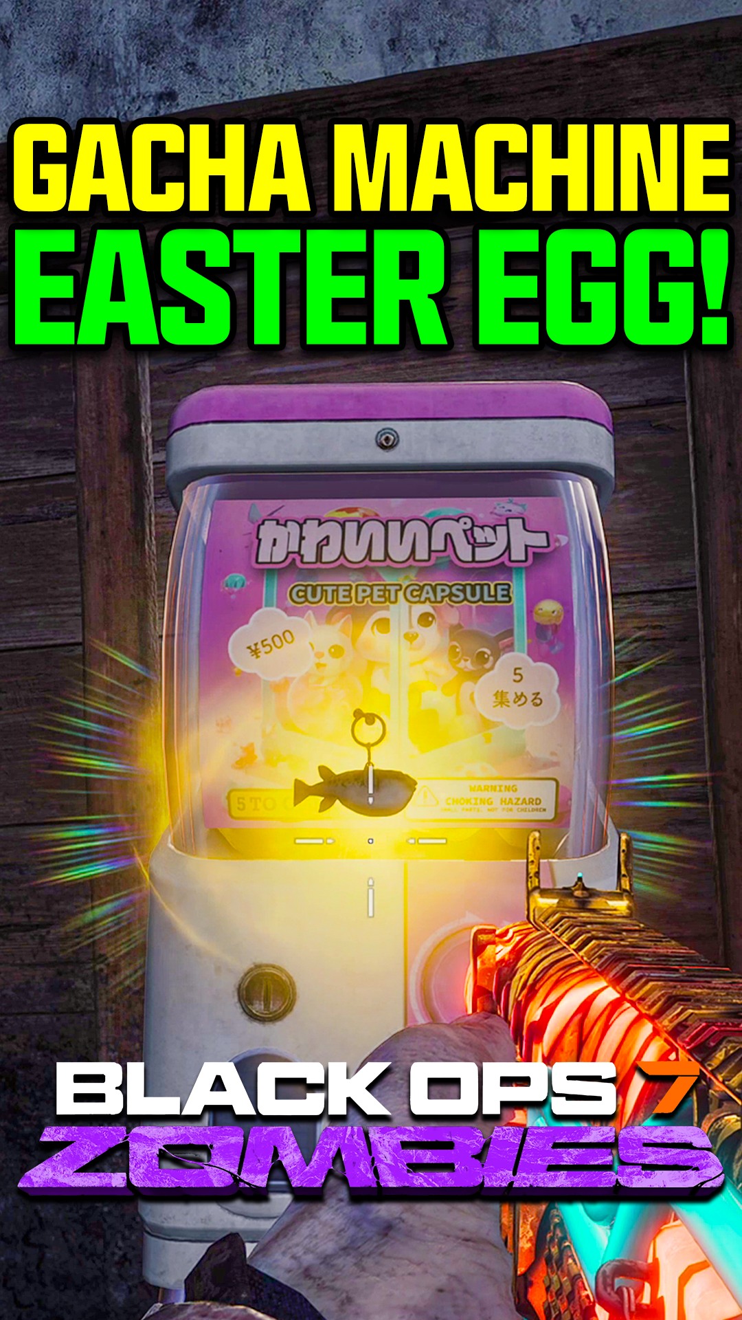 EASY Gacha Machine Easter Egg Guide on Kowakujo! (Black Ops 7