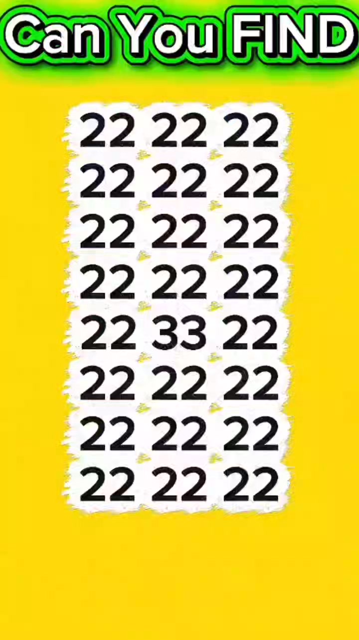 Can you find the different Numbers #math #challenge #mind #reel # ...