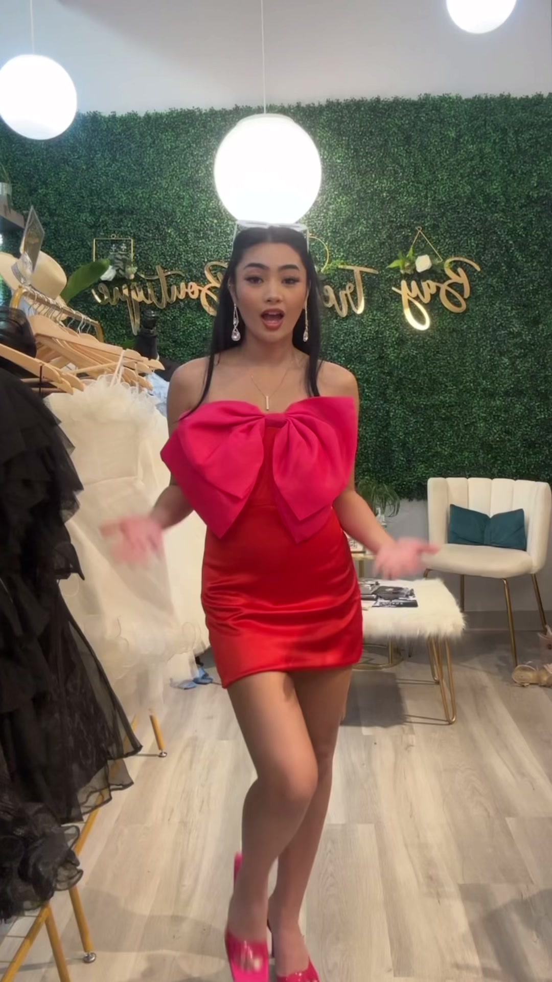 open lace back dress At $15M in Sales, Red Dress Boutique Saves $100K & Grew Double Digits YoY main image 1