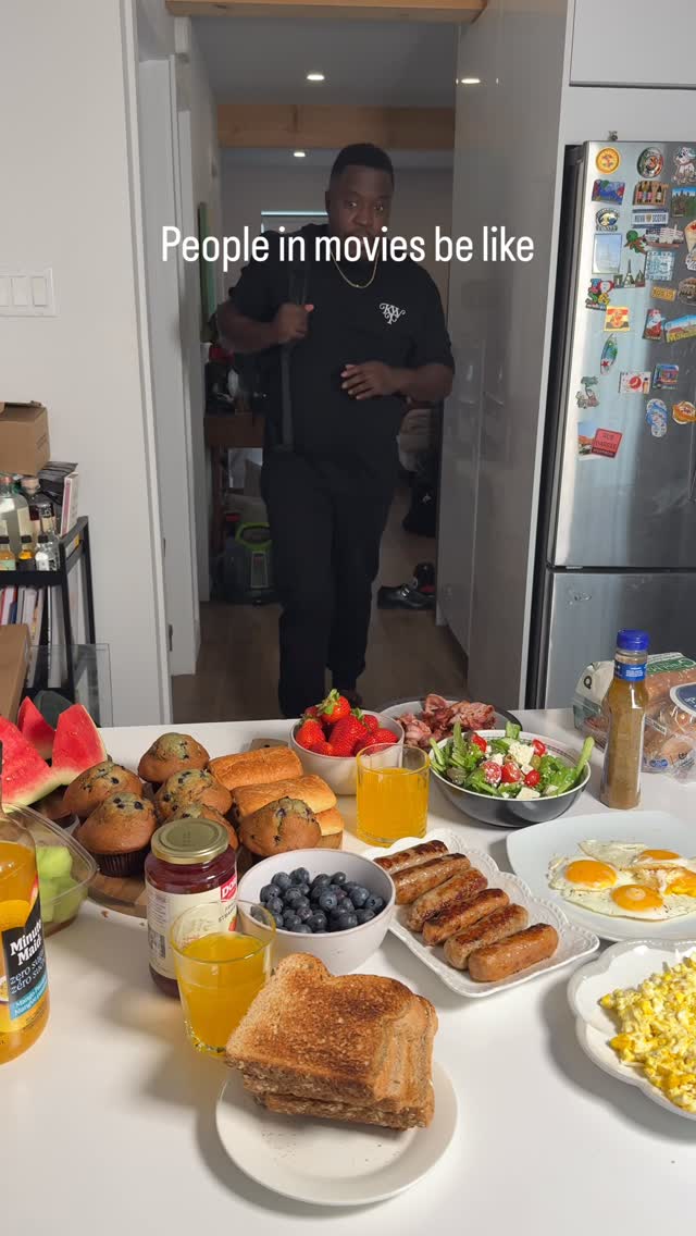 Let me grab breakfast before work 🤣, Got the whole spread at Walmart  Québec | Steve Daniel | Facebook