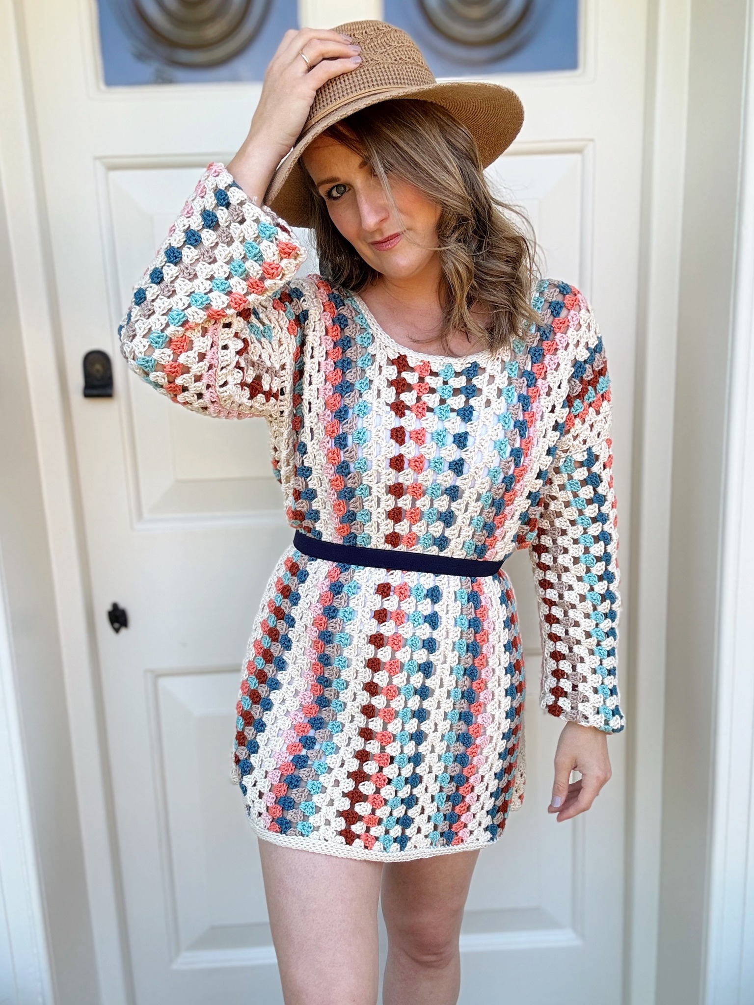 Comment 'HJC' for the details ✨, The Granny Stitch Dress