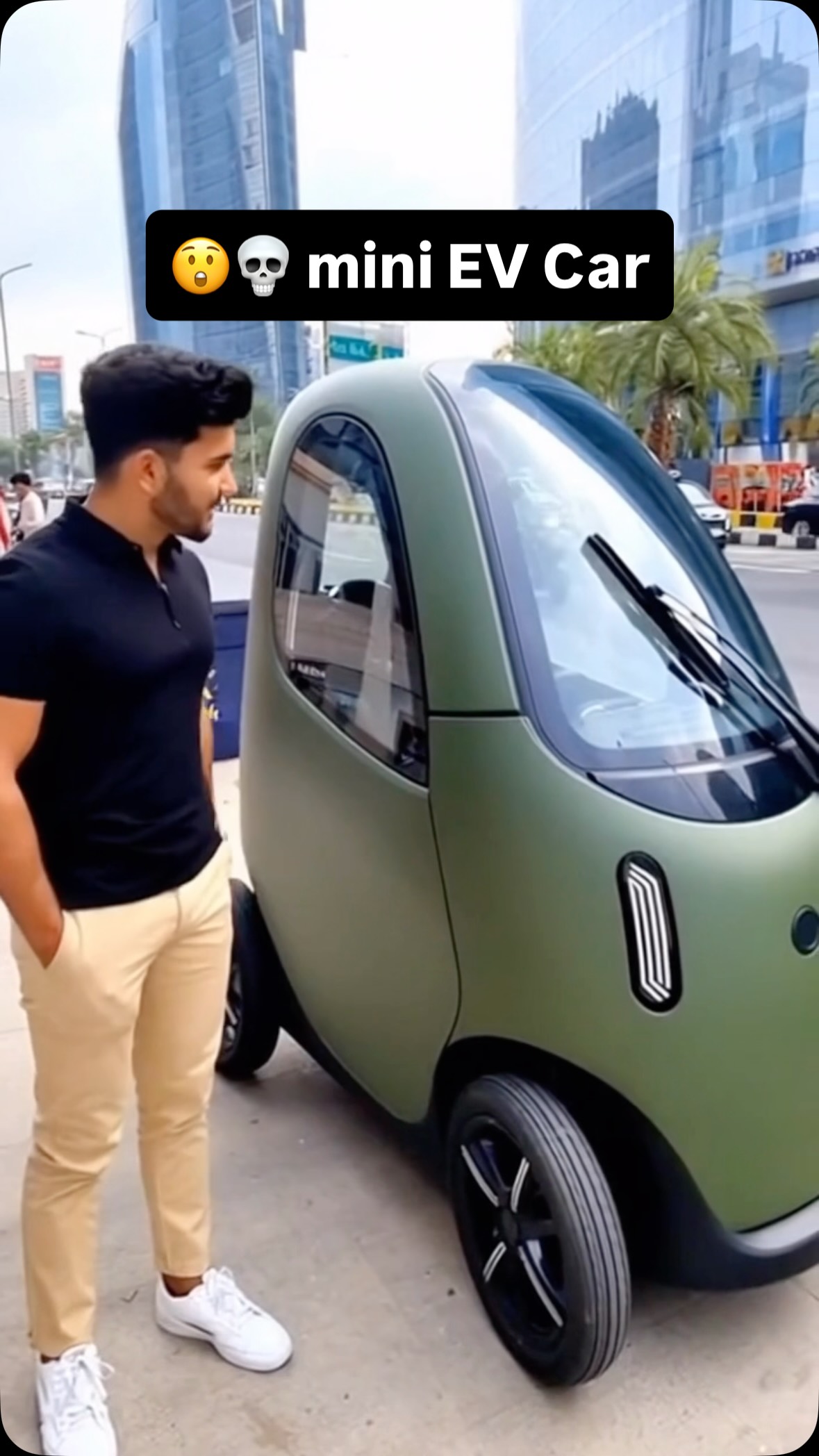 Mini EV car gurugram me #minicar #viralreels #EV #car | KIRAN Bohra ...