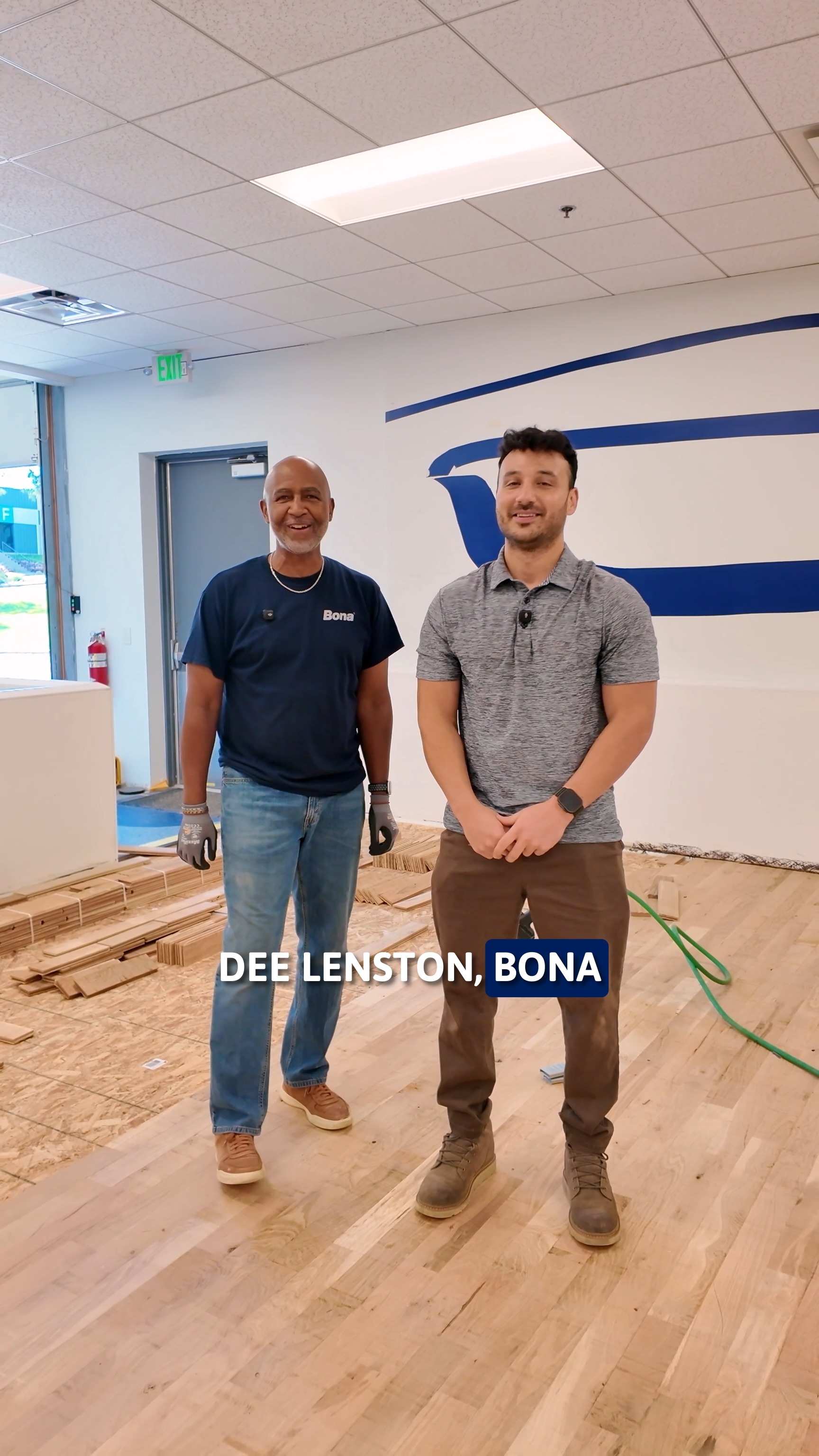 Out with the old, in with the new! 🛠️ As hardwood pros put our panels ...