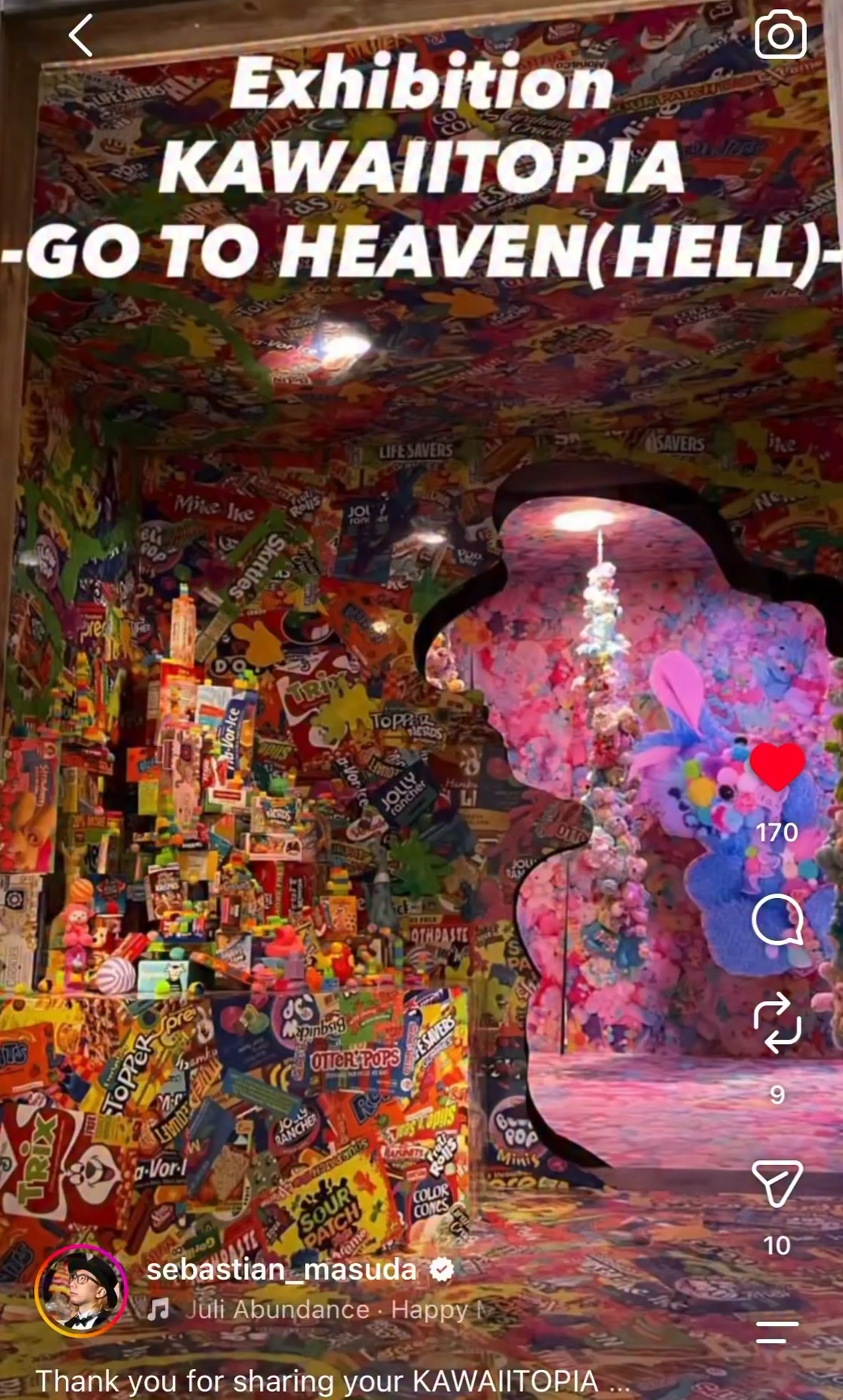💗増田セバスチャン展「KAWAIITOPIA -GO TO HEAVEN(HELL)-」 在廊日の