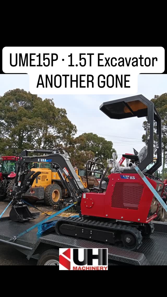 Another UME15P compact excavator has left UHI Machinery today – in