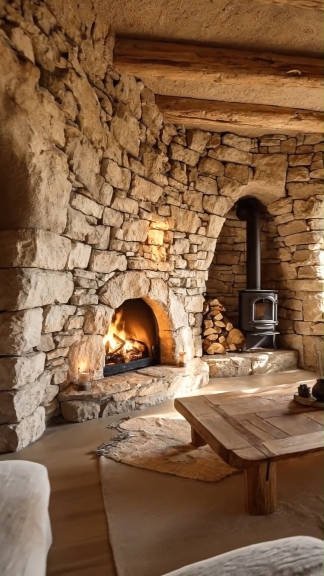 A Hidden Hillside Cabin Blending Into the Earth At first glance, you ...