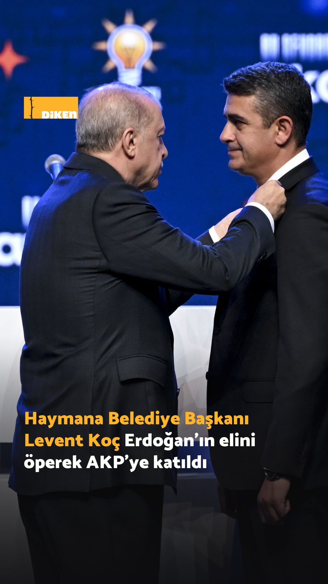 CHP’den istifa eden Ankara’nın Haymana (ilçe) Belediye Başkanı Levent 