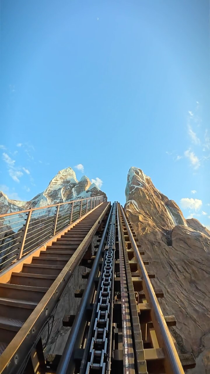 Enjoy a golden hour ride on Disney’s tallest roller coaster! 🤯 🎢 ...