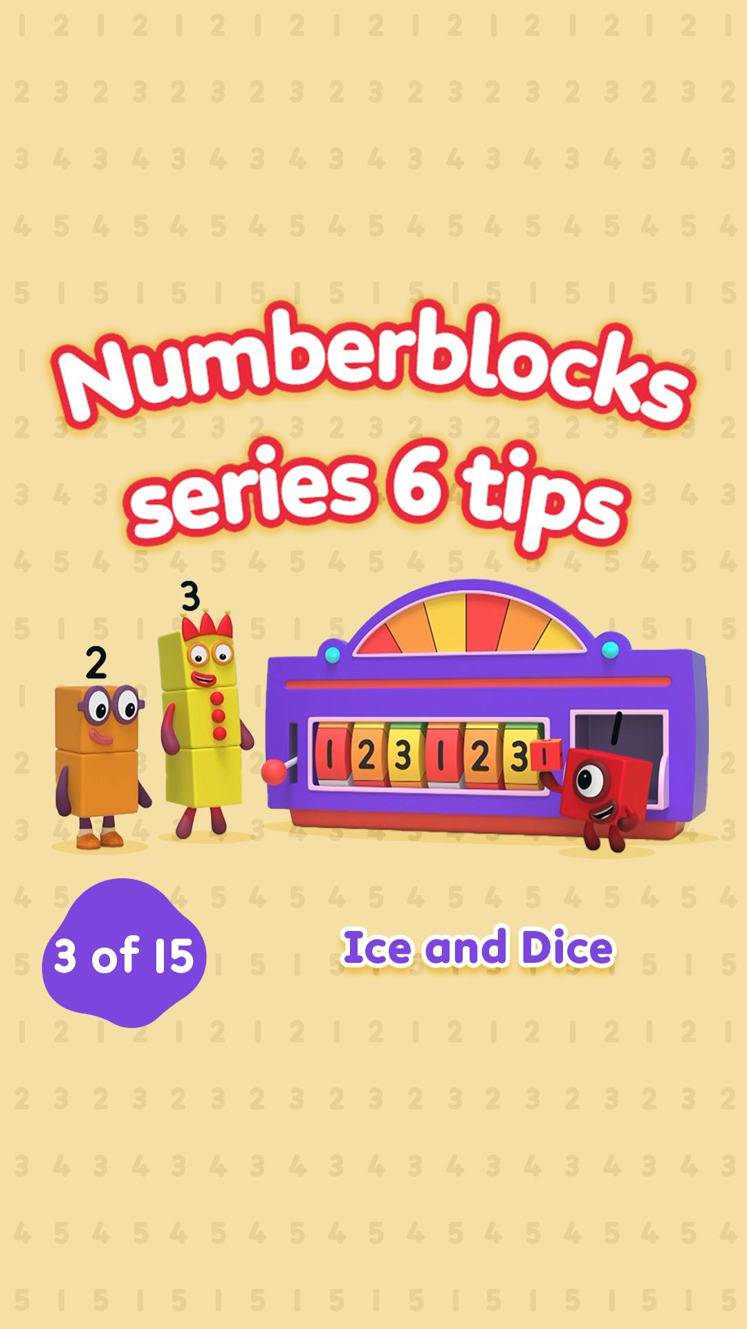 Numberblocks Can You Count To Three Learn To Count Numberblocks