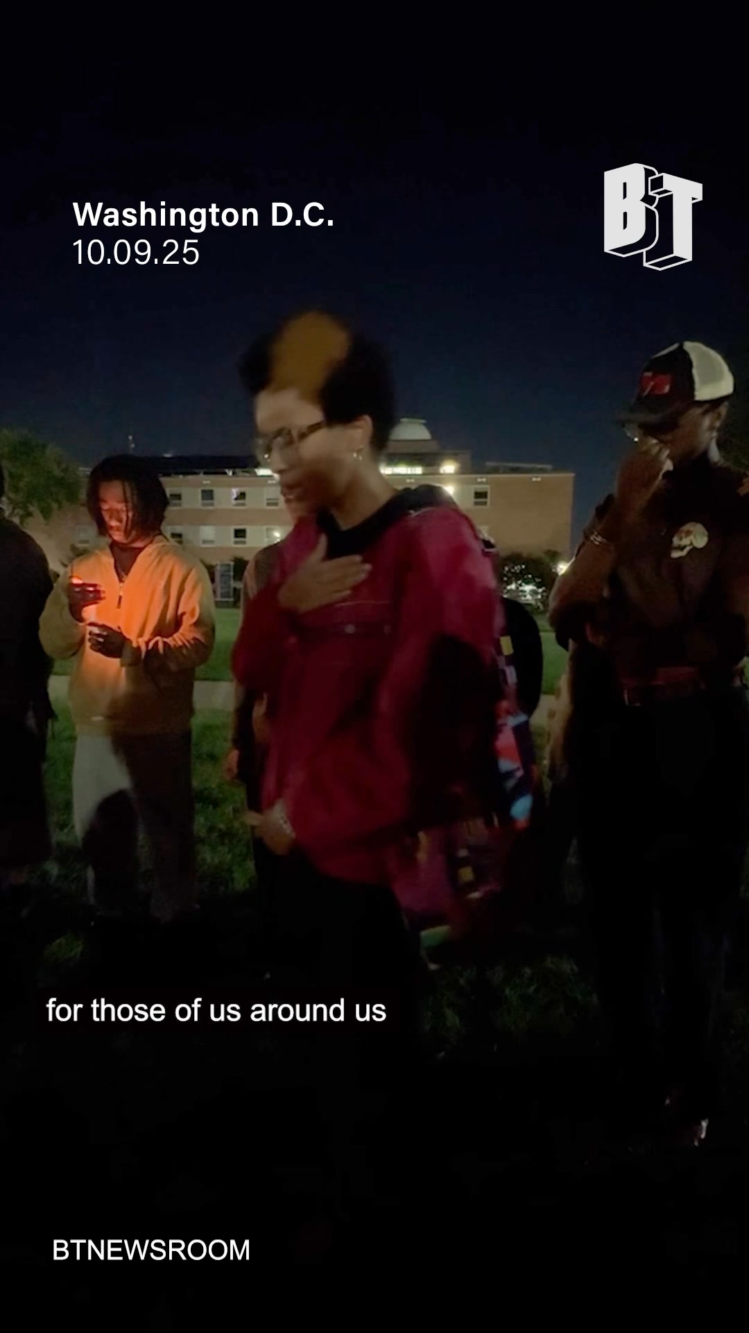 Students gathered at Howard University for a vigil honoring ...