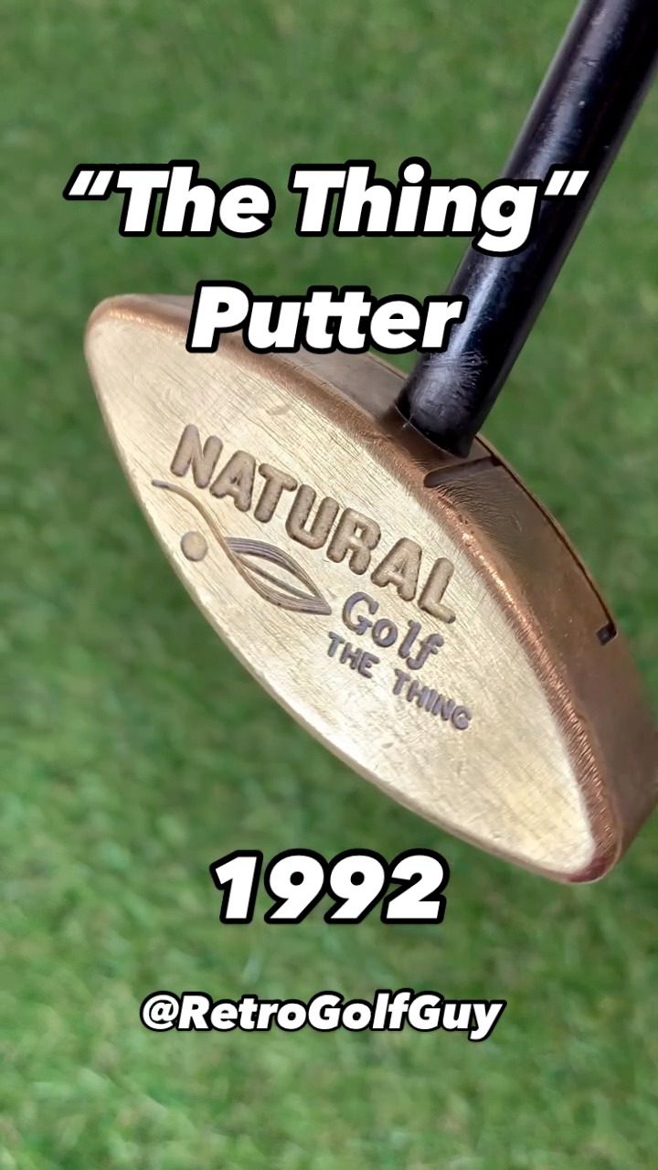 ナチュラルゴルフ NATURAL GOLF☆THE THING☆希少パター♪ Natural Golf “The Thing” Putter from 1992 is the Crazy Putter of