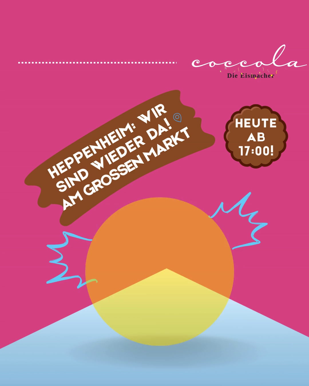 Endlich wieder Eiszeit in Heppenheim! ☀️, #coccola #heppenheim #großermarkt #eismacher #eisdiele #gelato #eiscreme #lecker #wiederda #eisverliebt | Coccola Die Eis- und Schokomacher