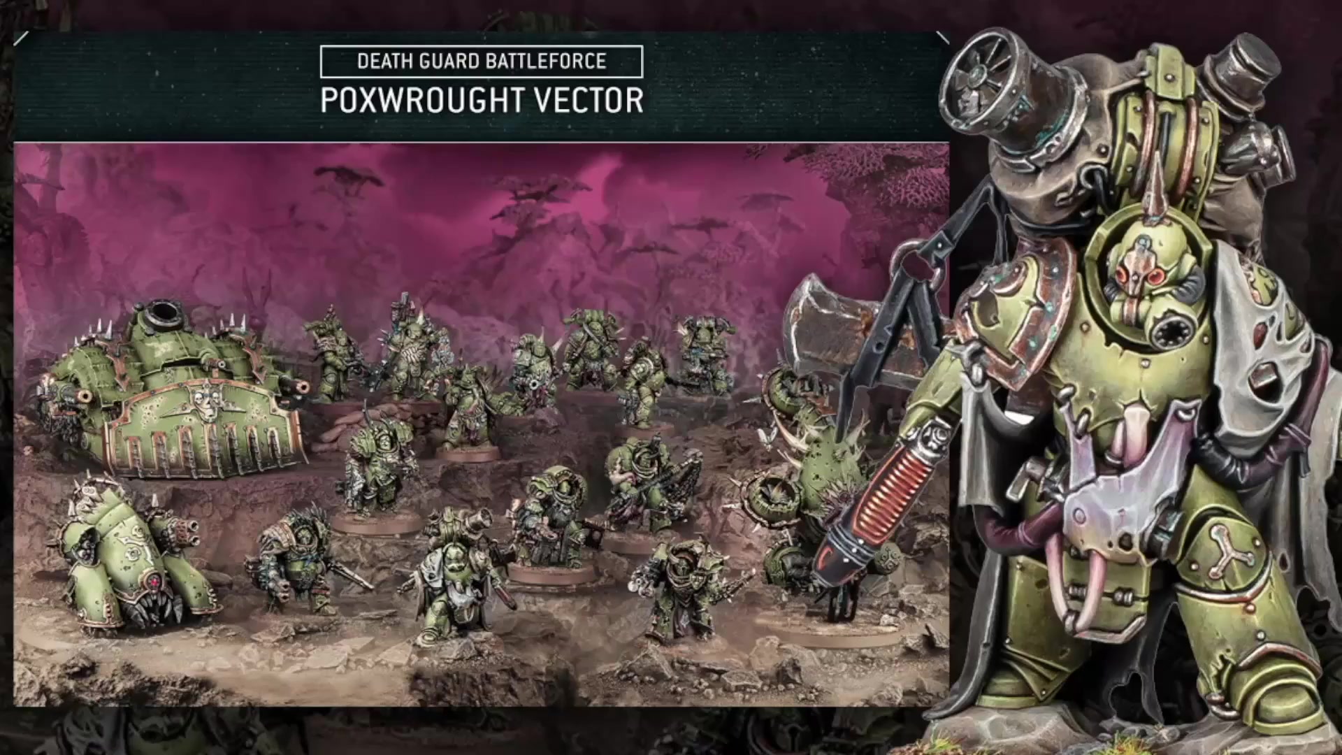New 40k Death Guard Poxwrought Vector Battleforce Box Review! ?