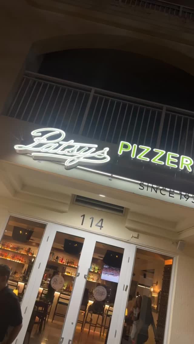 Patsy’s Pizzeria since 1933 📍 114 Plaza Real Boca Raton 33432 #philly # ...