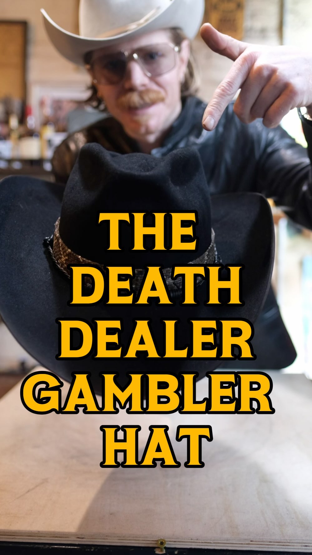 The Death Dealer gambler hat made step by step! Tombstone coffin