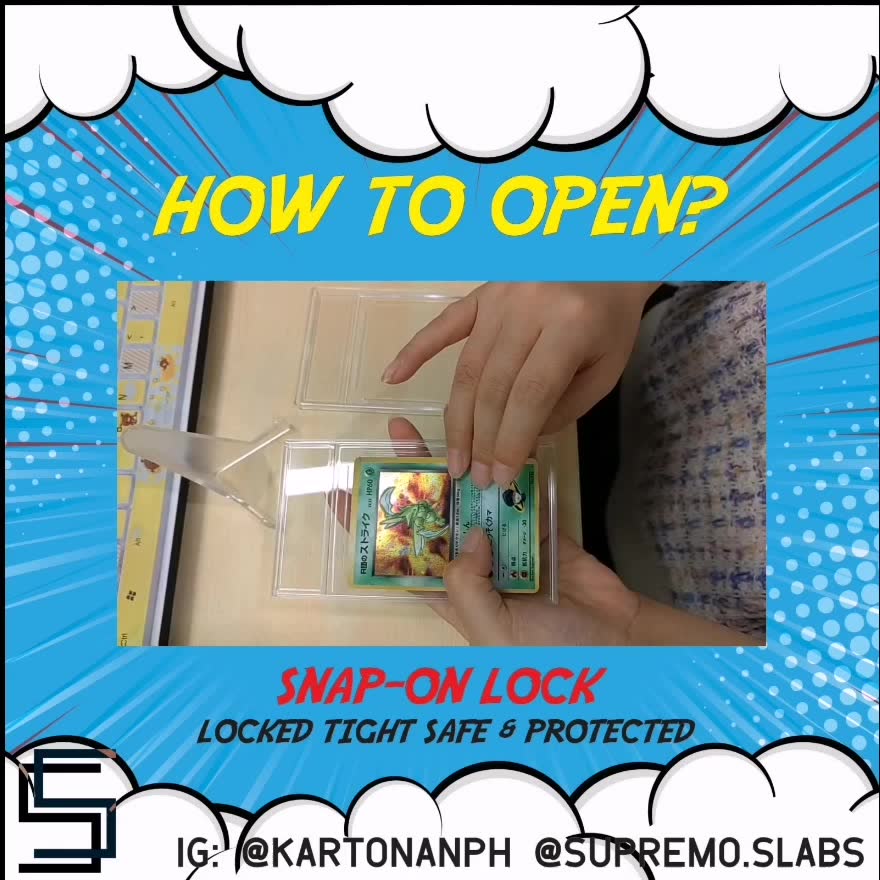 HOW TO OPEN OUR SLAB? 👀 WITH OUR... - Kartonan Collectibles