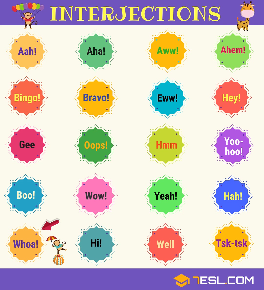 Interjections in English! | 7ESL Fun English