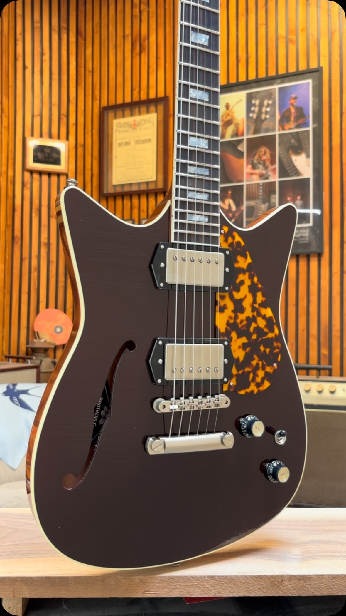 Frank - Our first lefty! This Signature Model features a beautiful