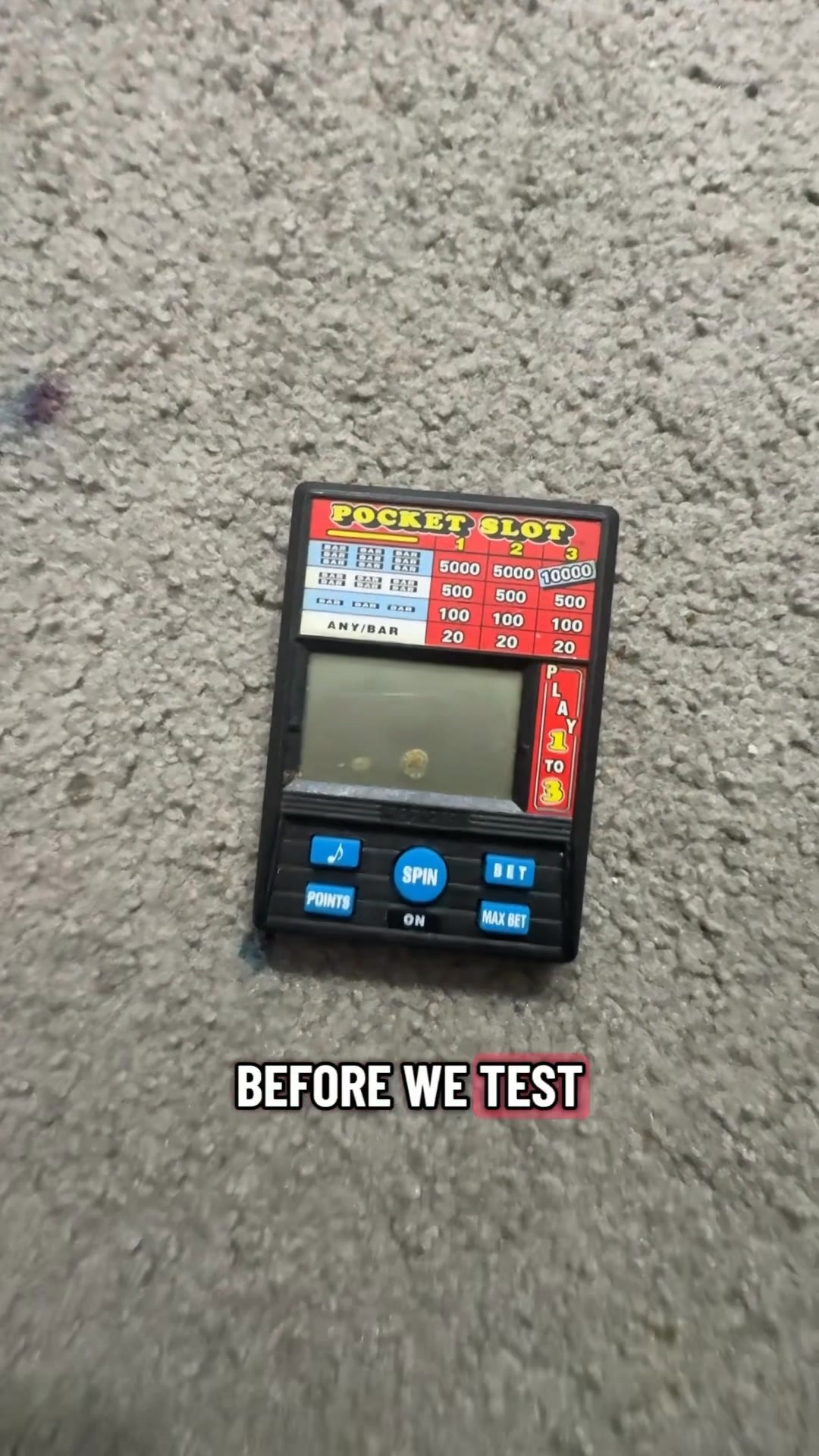 Vintage Bandai America Champion Racer handheld game found