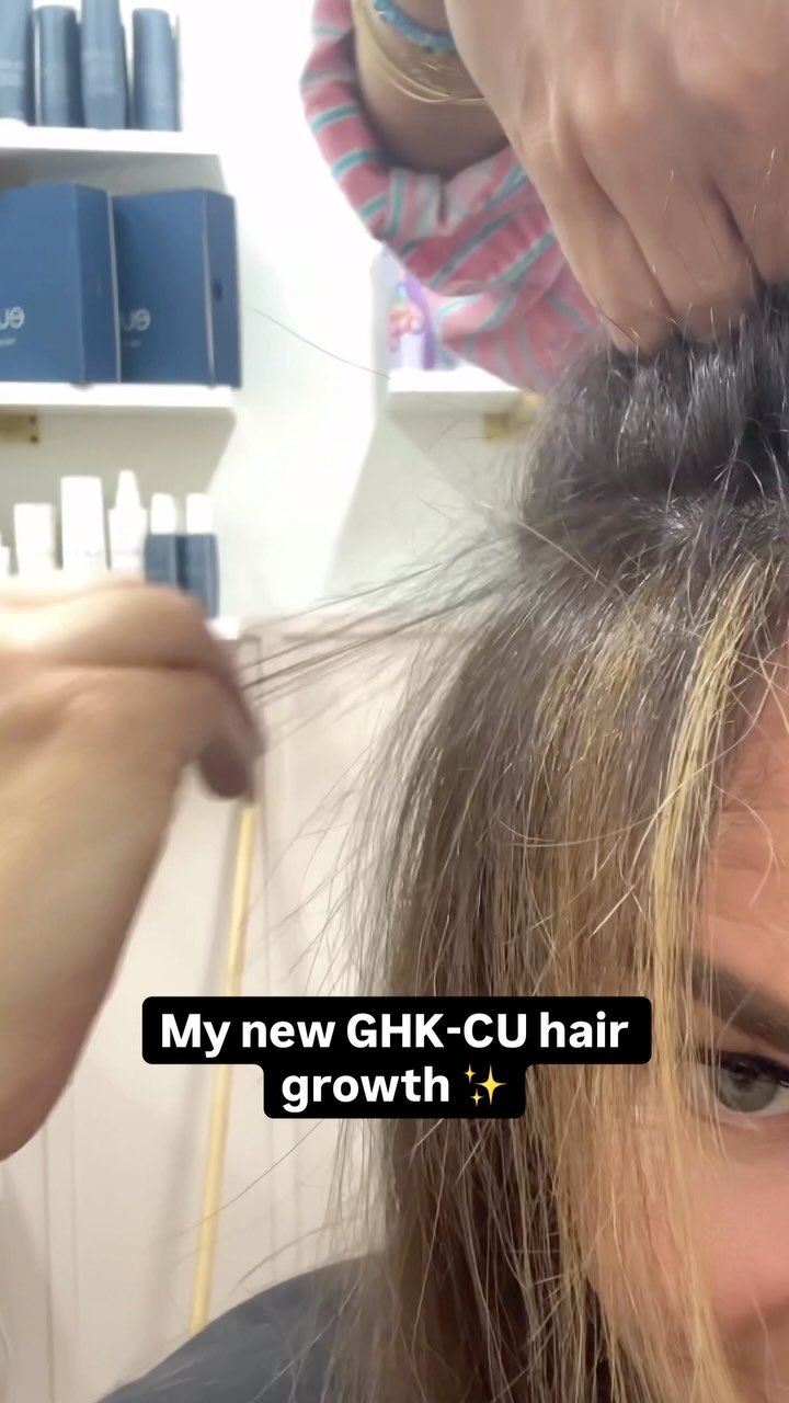 Everyone talks about GHK-Cu for skin… But hair might be one of the most underrated reasons to use it. GHK-Cu is a naturally occurring copper peptide that's been studied for its role