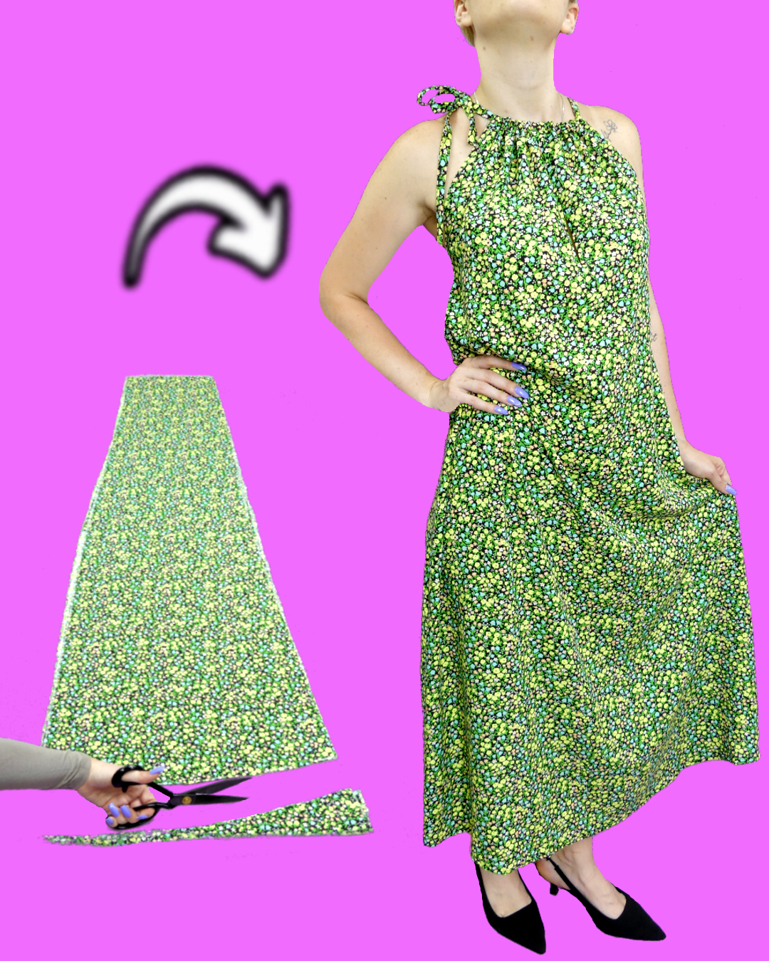 maxi dress template Celestial if you are selling Size:2 1/2