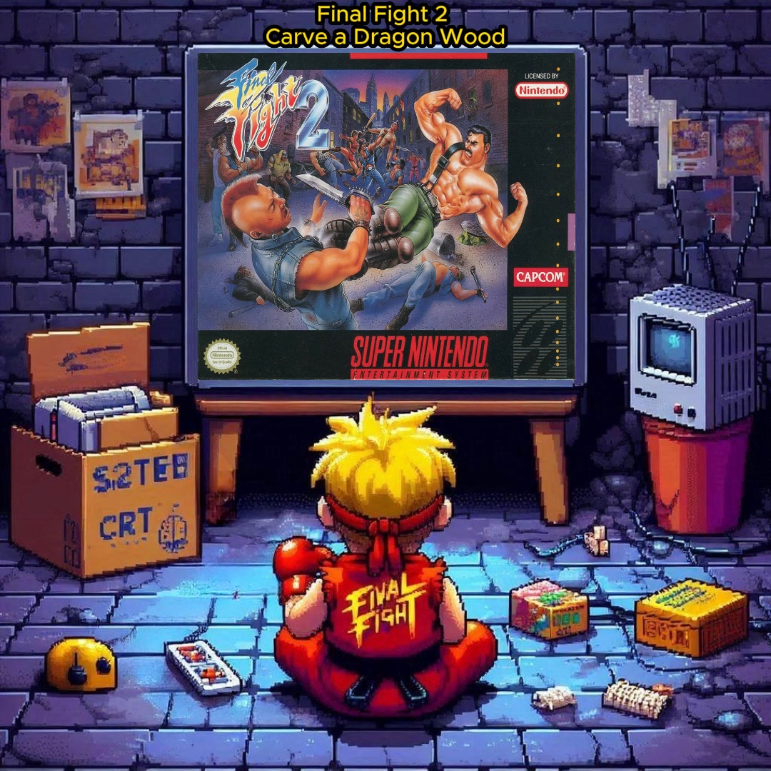 Final Fight 2 - Carve a Dragon Wood