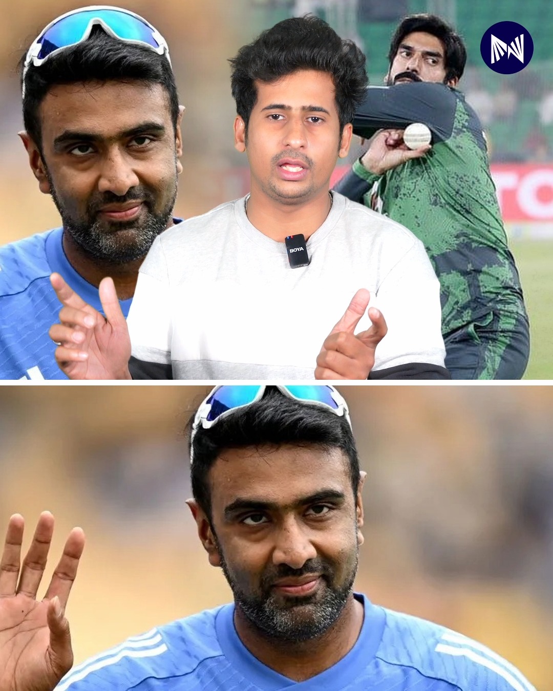 Ravi Ashwin comments for Usman Tariq #RavichandranAshwin #usmantariq # ...