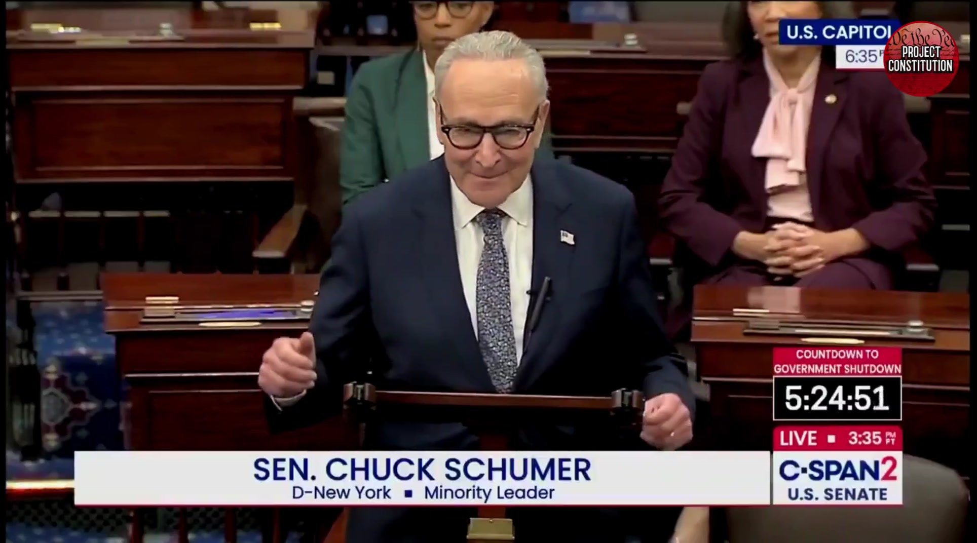 🚨BREAKING: Senate Erupts in Laughter At CHUCK SCHUMER As He Accuses ...