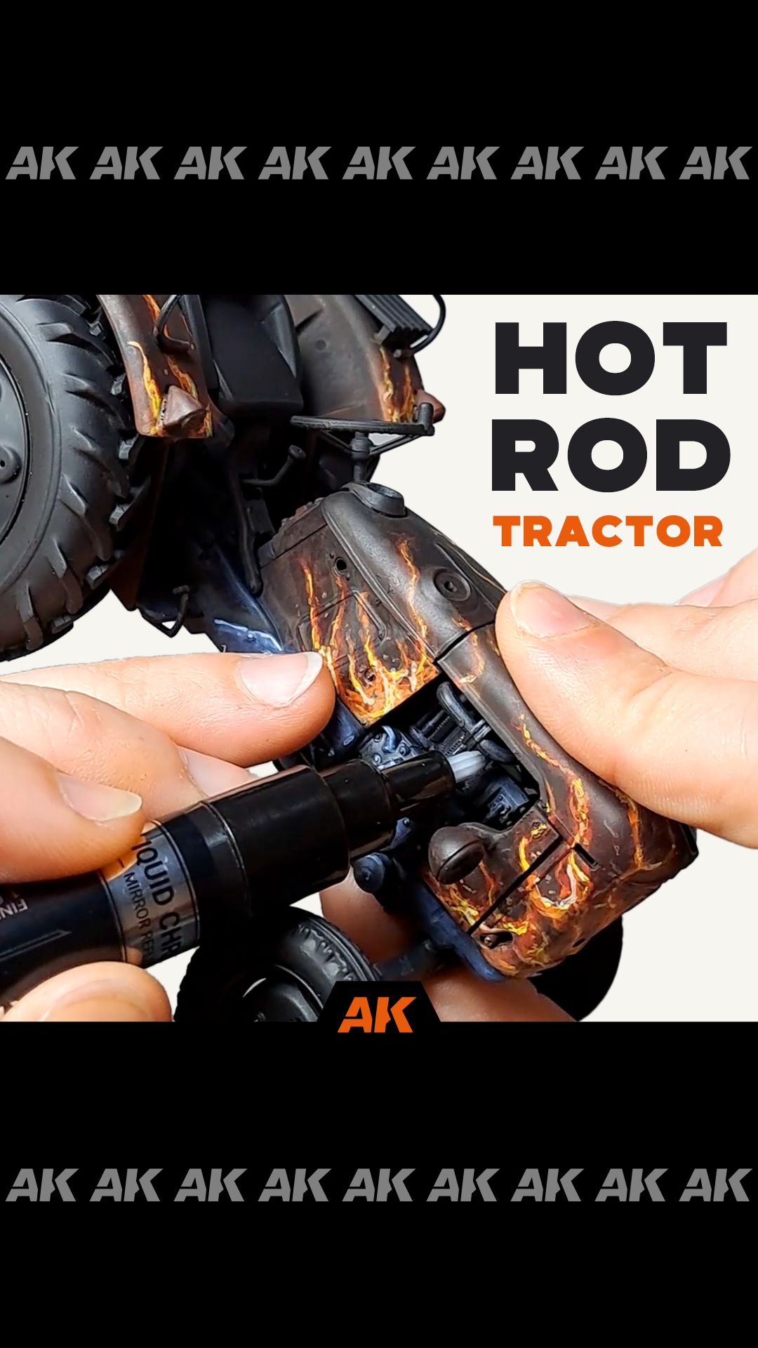 🚜 Don't miss out this Hot Rod tractor diorama made with this AK
