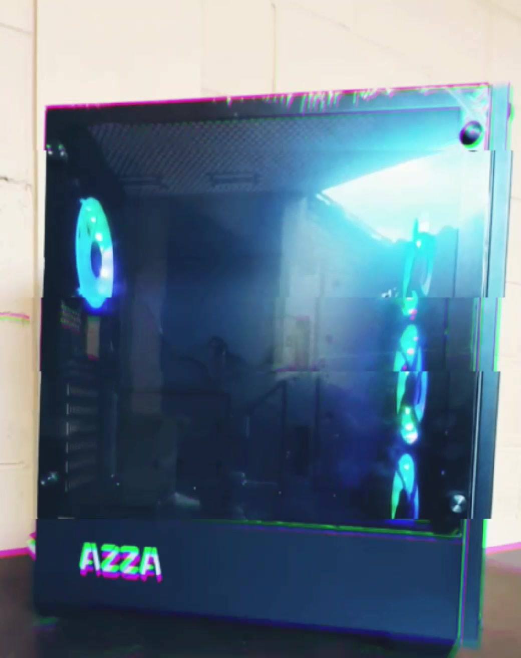 Casé AZZA APOLLO 430B esta versión cuenta con 4 fan rgb y controlador ...