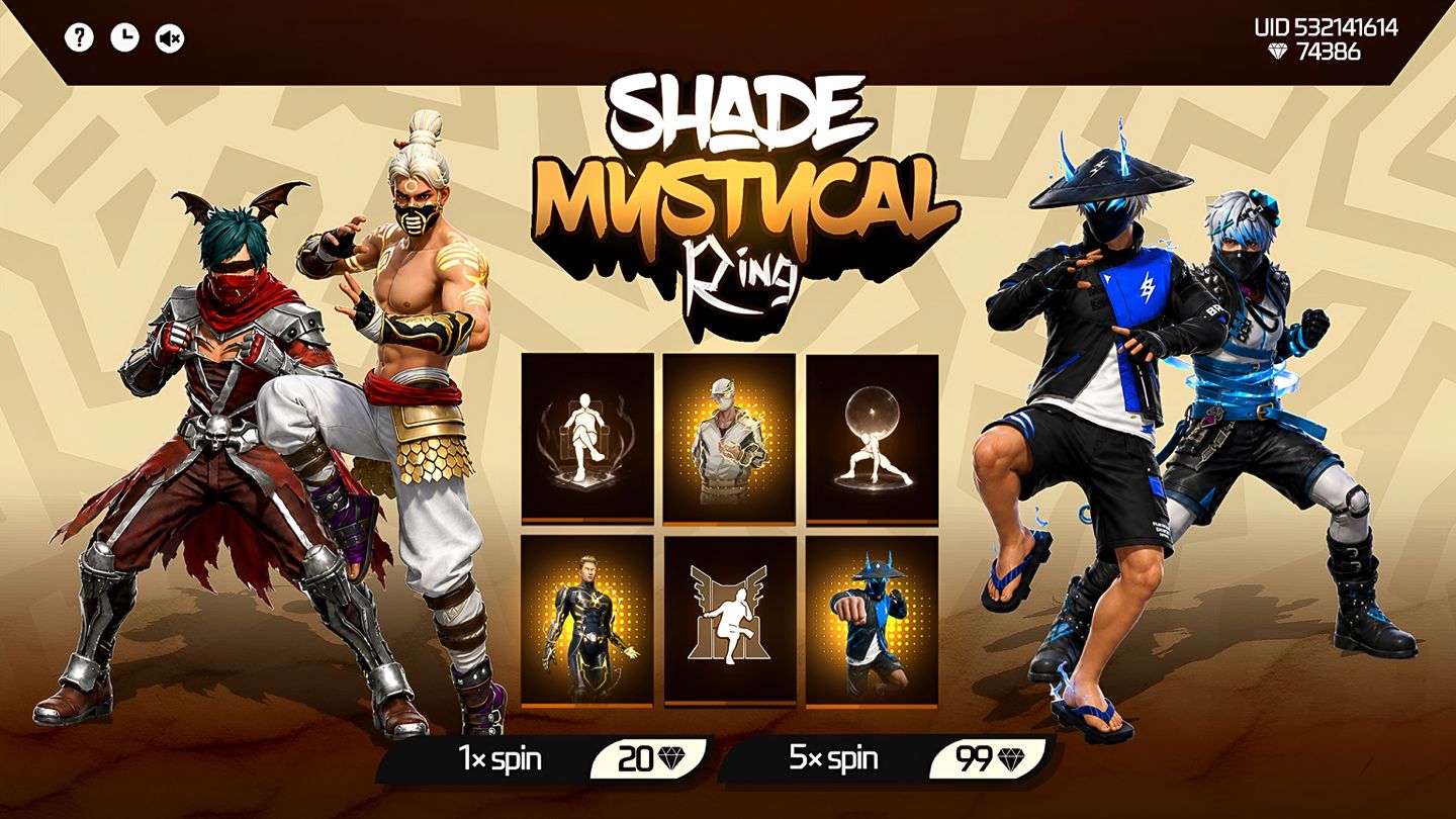 Golden Shade Mystycal Ring Event Confirm Date🤩 Free Fire New