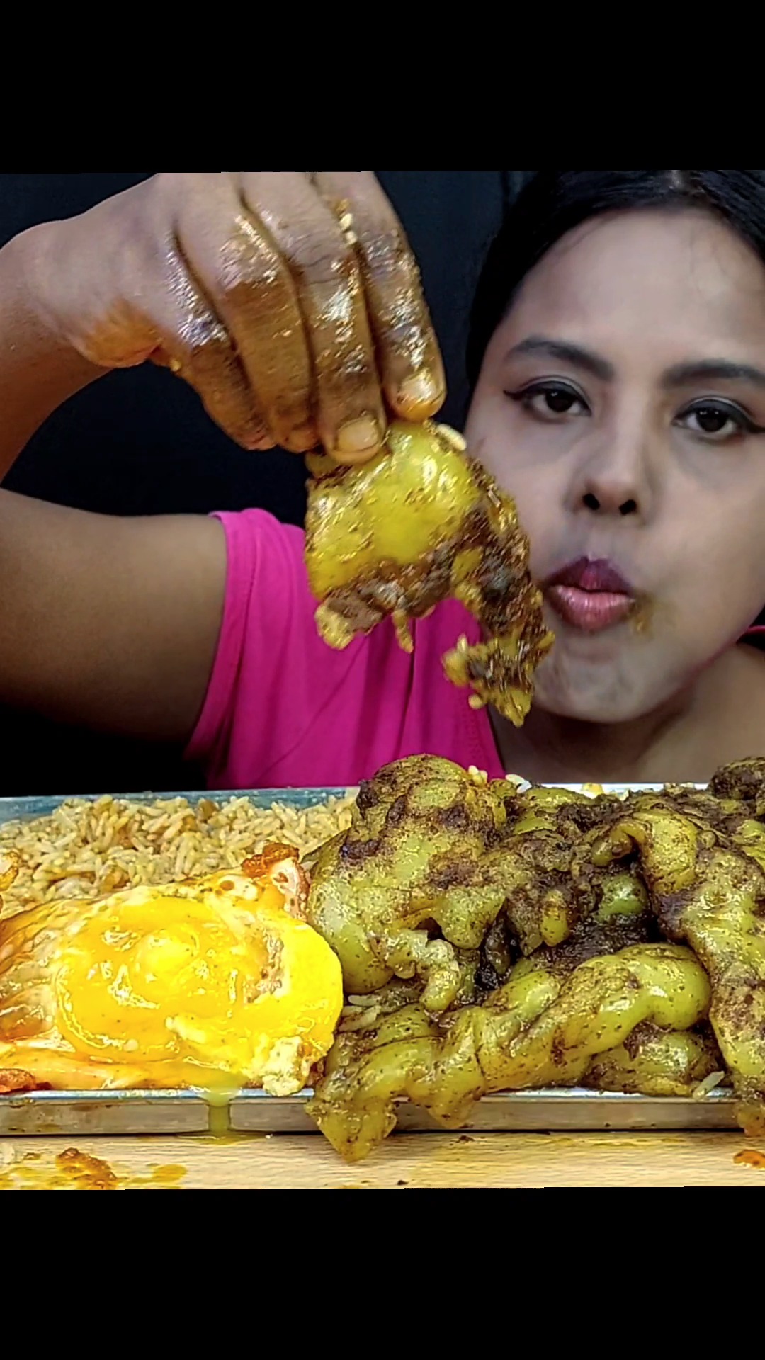 Vuna Mutton Fat Curry With Rice | Spice Eating Sujata | Facebook