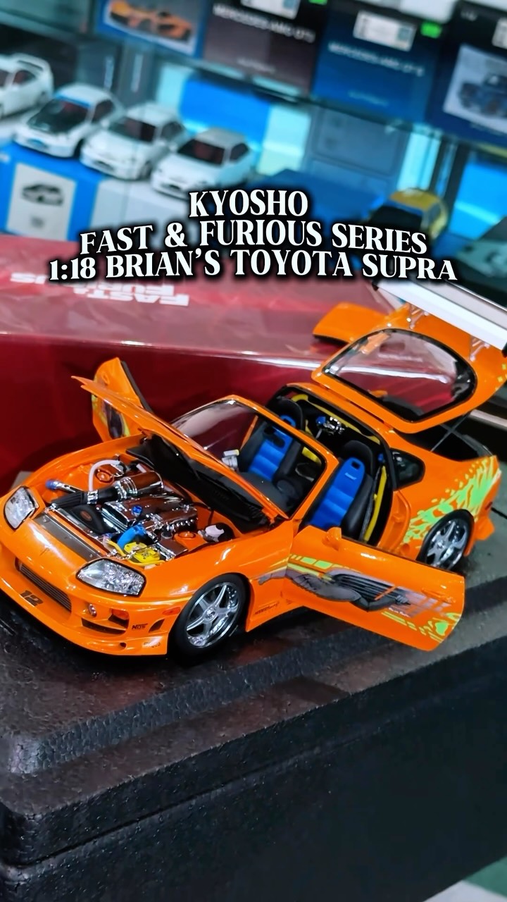 Kyosho Fast & Furious Series 08975FF 1:18 Brian's Toyota Supra