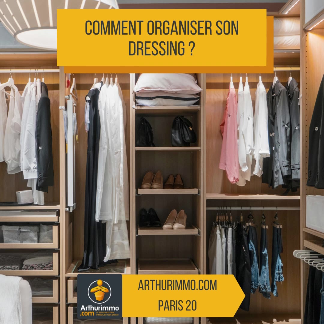 👗 Un dressing bien rangé est une excellente façon de commencer la ...