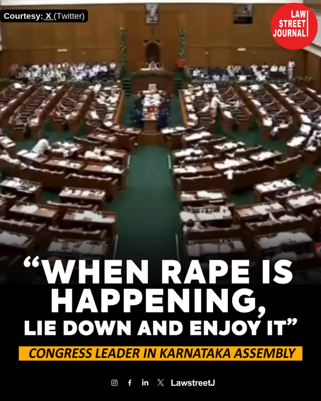 A controversial remark made on the floor of the Karnataka Assembly by ...