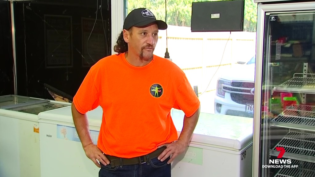 A butcher hoping to inspire and get conversations started is walking ...