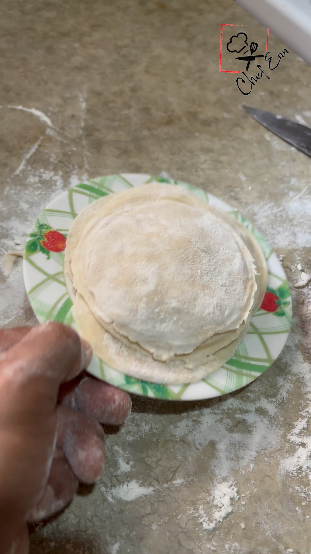 🥟 Homemade Siomai Wrappers Recipe: Ingredients: •120g flour •60ml water ...