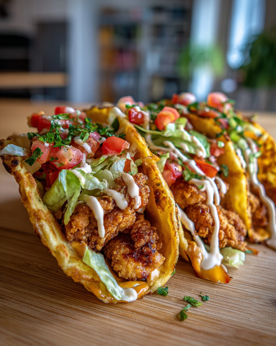 Crunch Pannenkoek-Taco’s met Krokante Kip (Hartig) 🥞🍗🌮 Aziz, dit is een ...