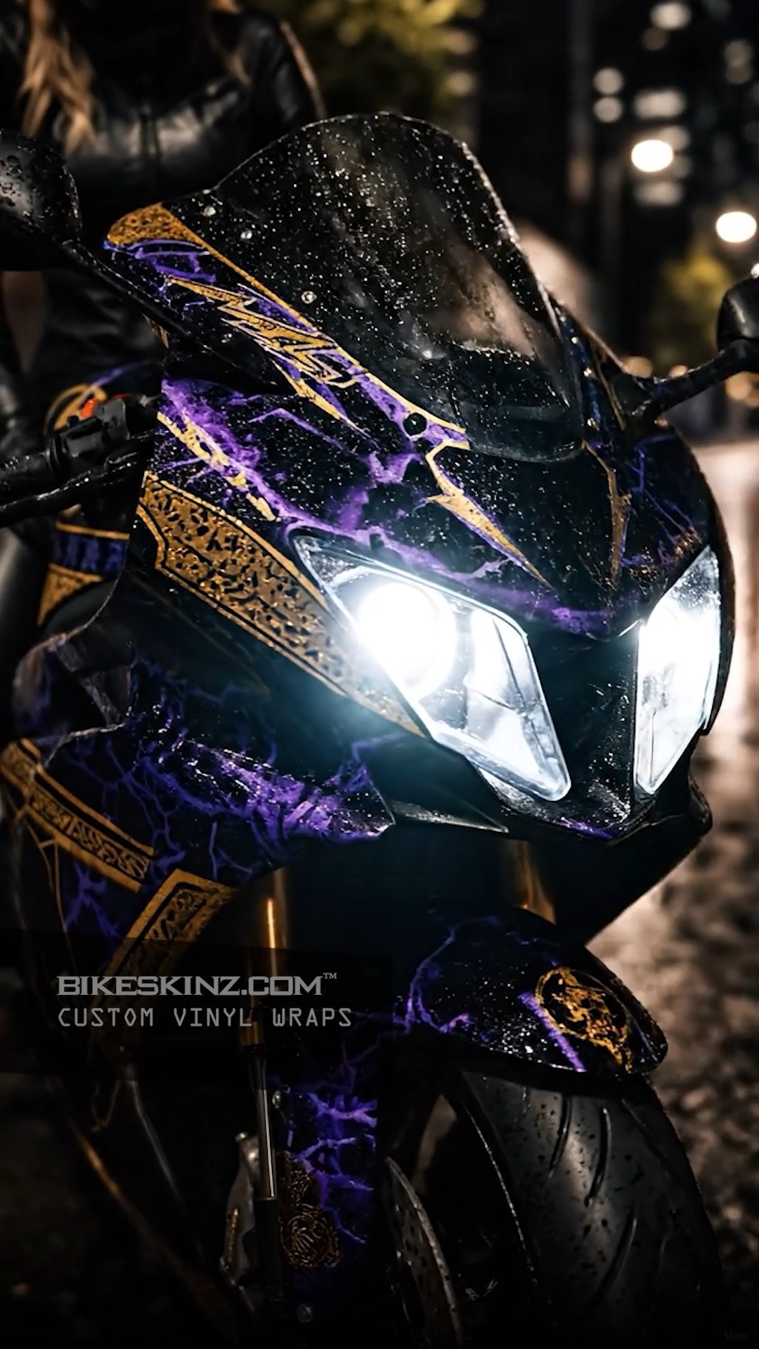 Inspired by the legendary Black Panther, this Kawasaki GSX-8R
