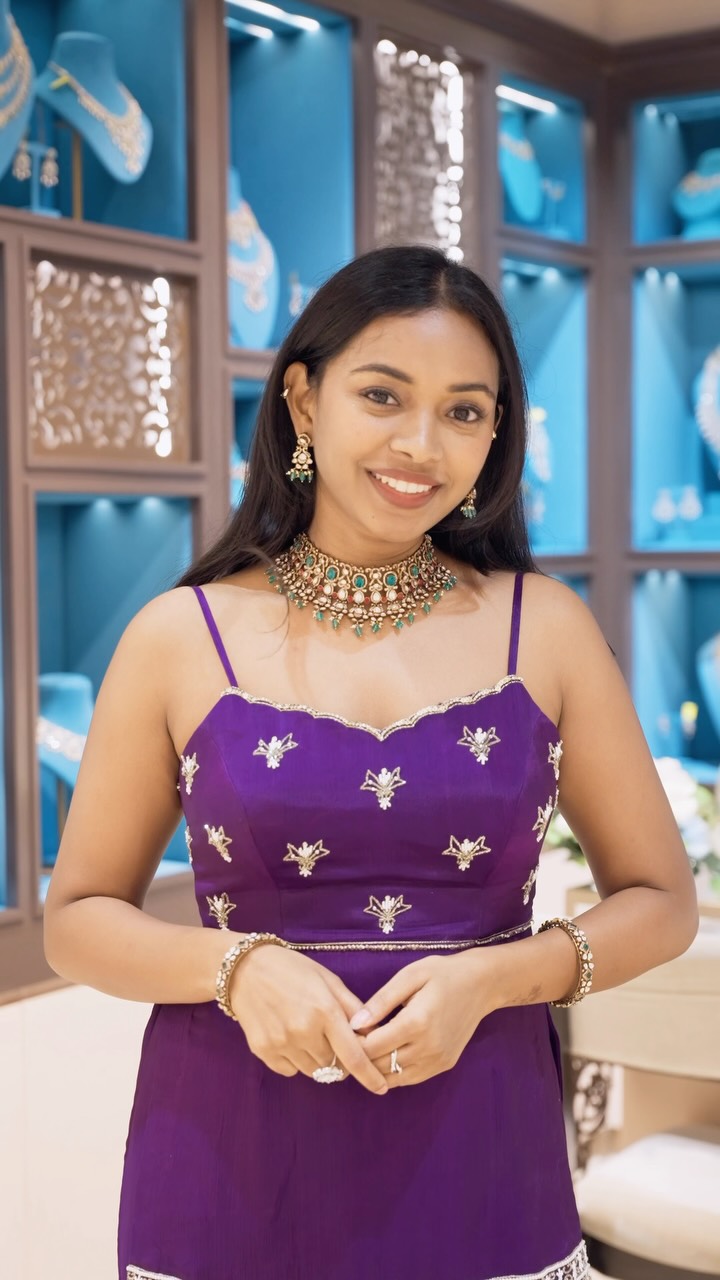 silver or gold jewelry with purple dress We have a new jewellery destination in Sahakar Nagar! ✨, Discover RASA Stories’ stunning collection of 92.5 silver jewellery elegant earrings for purple dress