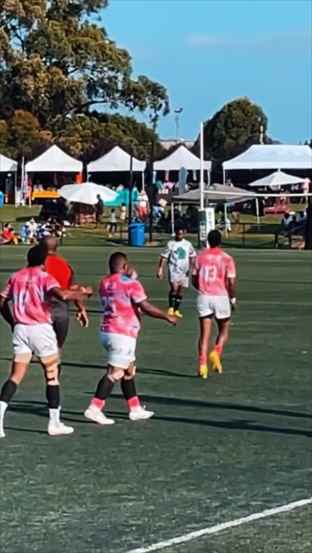 Isa! Pure elation after a great team effort by our winning Rugby boys ...