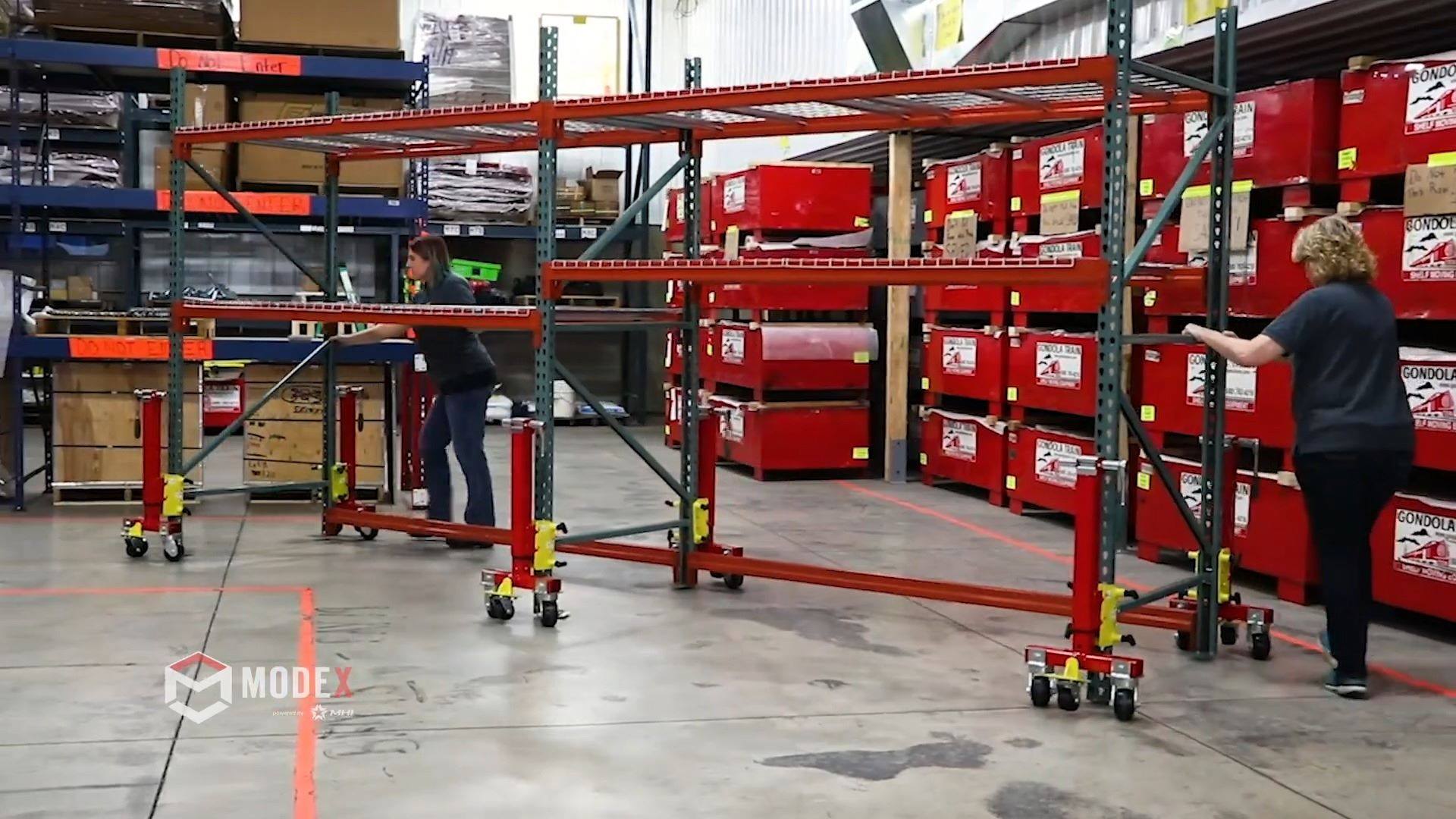 Gondola Train was eager to show our PRM - Pallet Rack Moving system at ...