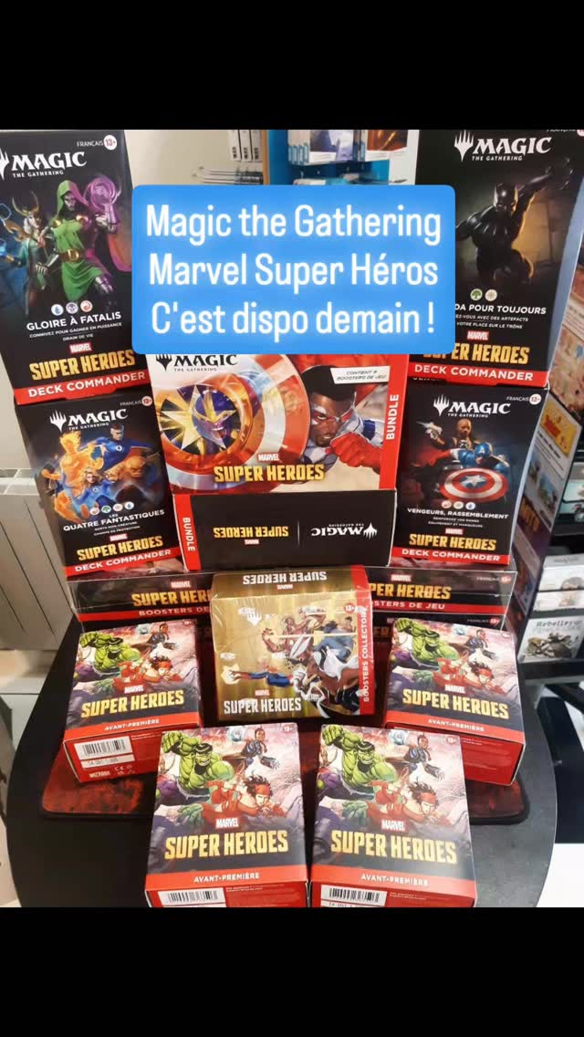Deck Commander Magic Marvel – Gloire à Fatalis (Version Française) – 100 Cartes Prêt à Jouer
