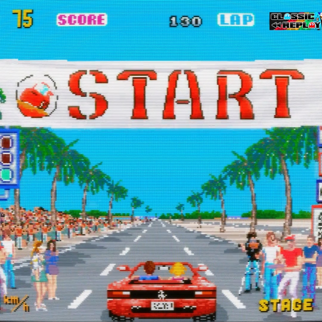 You know that game Outrun? It's like, 'Why's there a blonde in the